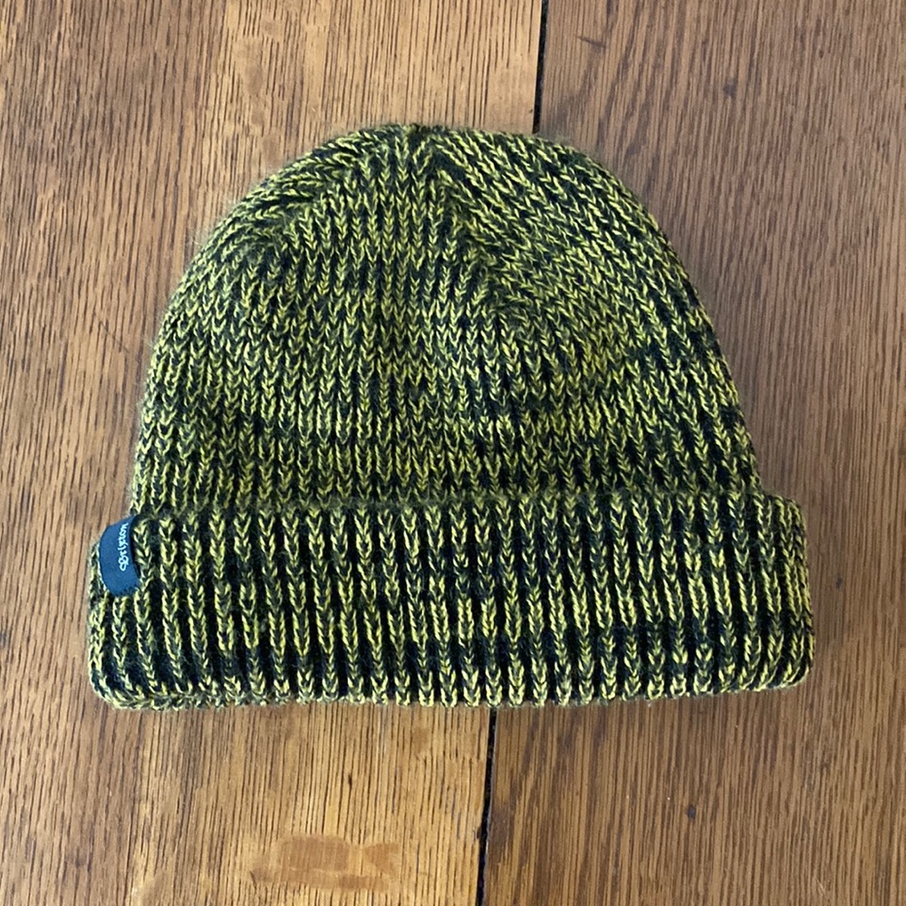 Brixton Yellow and Black Beanie